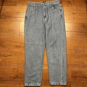 Nude Project Jeans Womens L 32x29 Blue Mid Wash Denim Straight Leg Cotton Retro